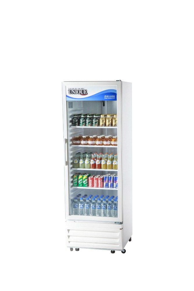 [유니크대성] 수직형 냉장 음료 쇼케이스